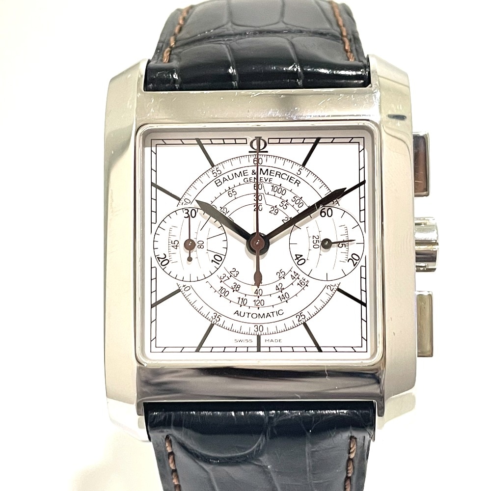 Baume & Mercier ボーム＆メルシエ 腕時計 MOA08607 ハンプトンクラシック クロノグラフ 自動巻き SS シルバー