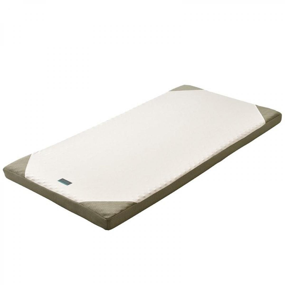 西川 耐圧分散マットレス SUYARA SD(セミダブル) ゴールド 波形 ウレタン 体圧分散 寝返りラクラク 厚さ9cm ムレにくい 抗菌 洗える側生地 圧縮梱包cm　裏