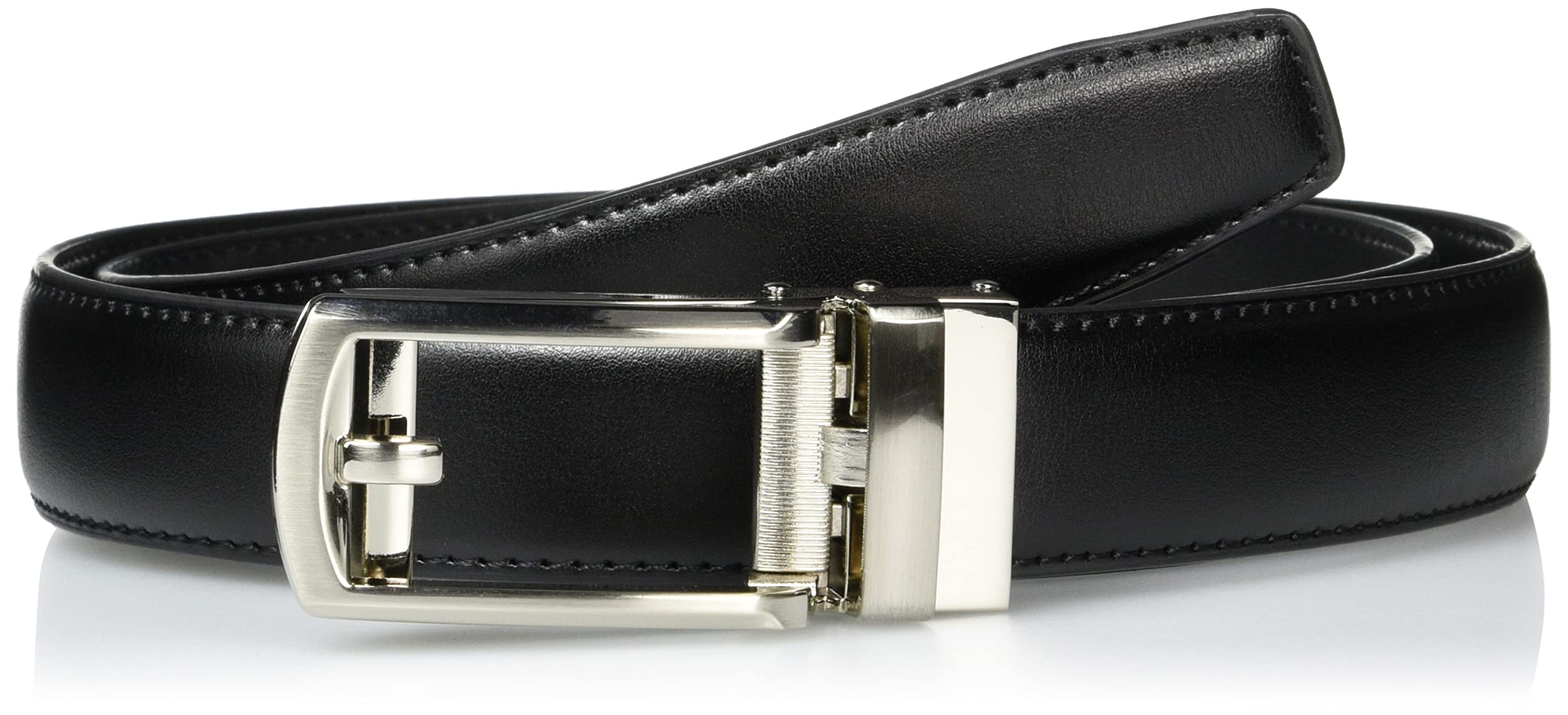 【フリーアジャストベルト】ブラック/ピンタイプ/2.9幅/らくらくスライド調節/ウエスト94まで対応