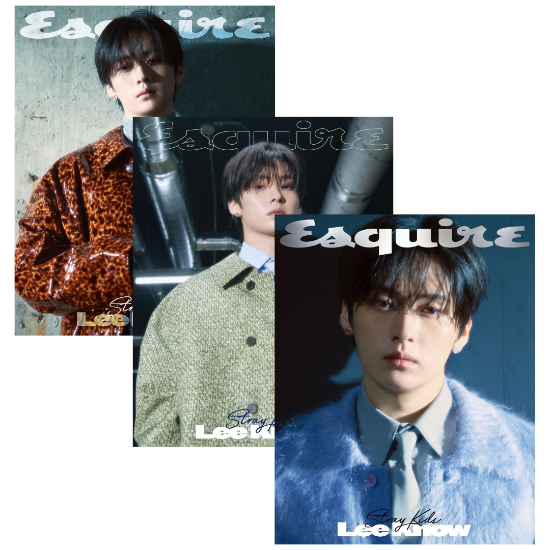 Esquire Korea 2025.08 LEE KNOW LEKNOW A + B + C