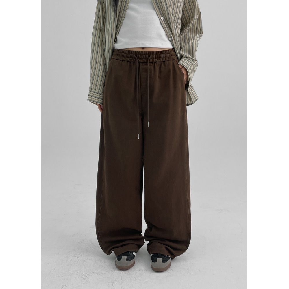 BLACK UP [MADE] オレイツーウェイバルーンコットンパンツ