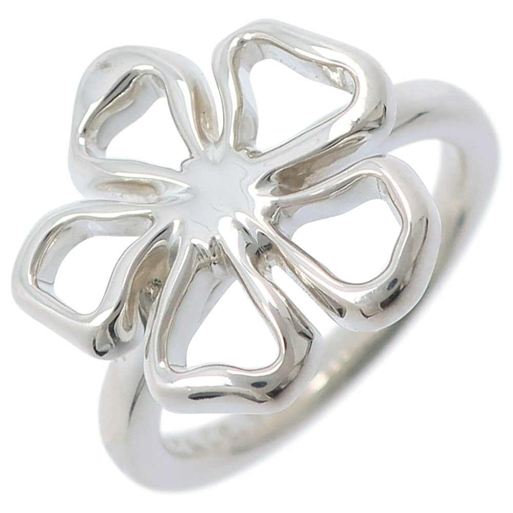 フラワー ヴィンテージ リング・指輪 シルバー925 9.5号 約4.2g レディース 中古品 A-ランク 17,136円