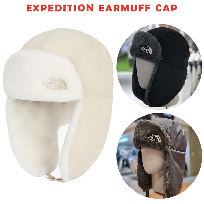 韓国正規品保証 関税負担なし NE3CQ61A EXPEDITION EARMUFF CAP デイリー 基本 着装 男子 女子 人気 韓国 ファッション 男女共用 アウトドア