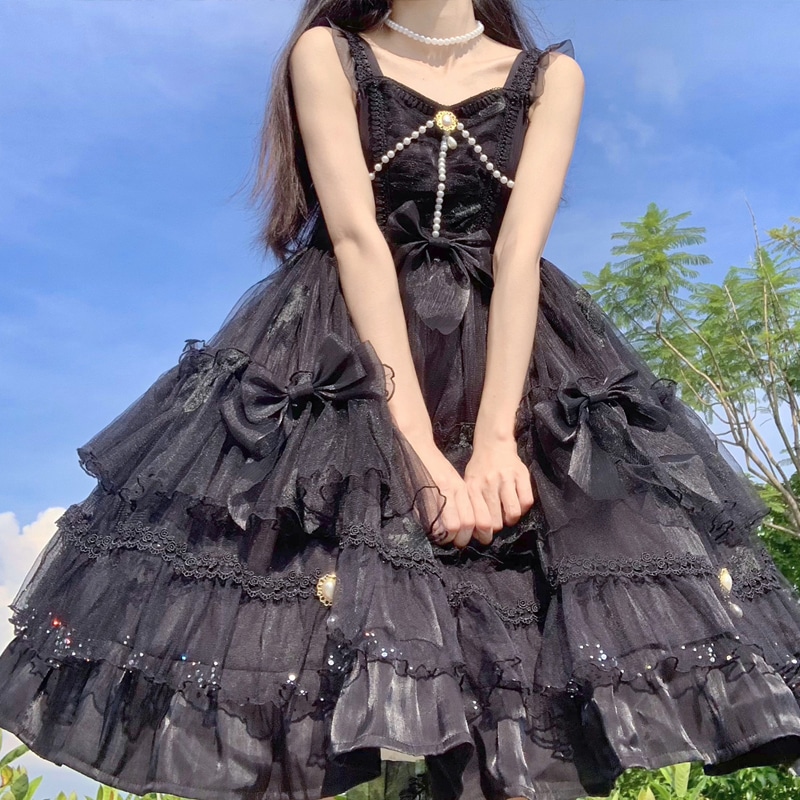 フラワースターホタルロリータドレスjskスリングドレス女性