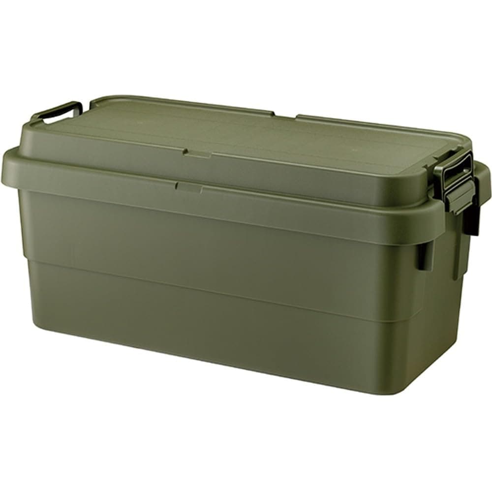 リス(RISU) 収納ボックス トランクカーゴ 70L グリーン 日本製 TC-70S コンテナ ボックス スタッキング 屋外収納 キャンプ 防水 GHON109 4,892円