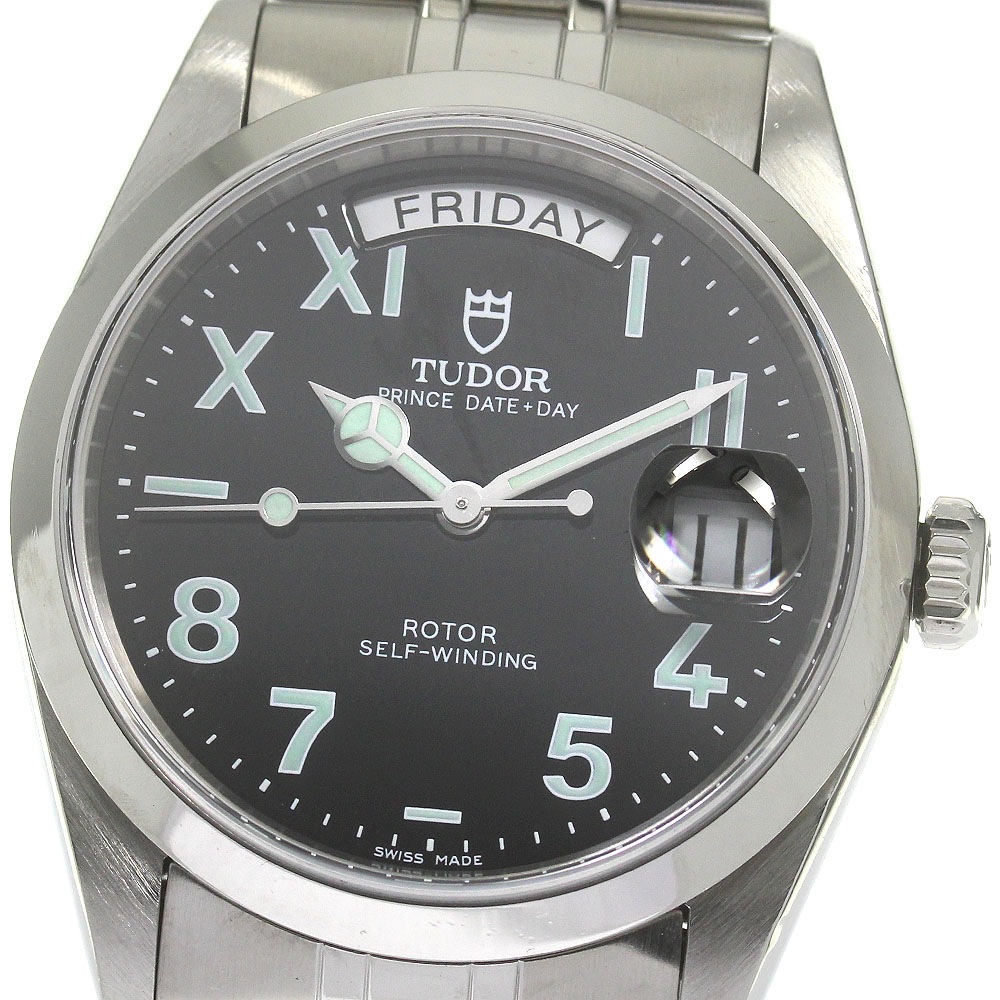 チュードル TUDOR 76200 プリンス デイトデイ ユニーク cal.2834-2 自動巻き メンズ 箱・保証書付き_843762【中古】