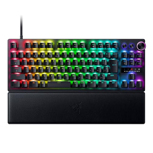 ラピッドトリガー 搭載 Razer レイザー Huntsman V3 Pro Tenkeyless JP 調整可能なアクチュエーション搭載のアナログ ゲーミングキーボード オプティカルスイッチ 押下圧