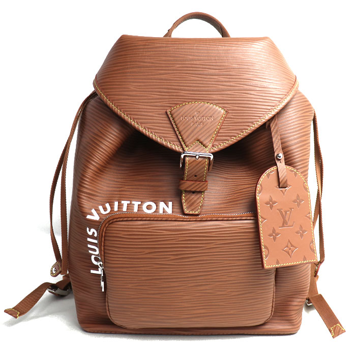 LOUIS VUITTON ルイ・ヴィトン 23AW モンスリ バックパック XL リュック・デイパック ブラウン M23099 ICタグ メンズ 中古 美品