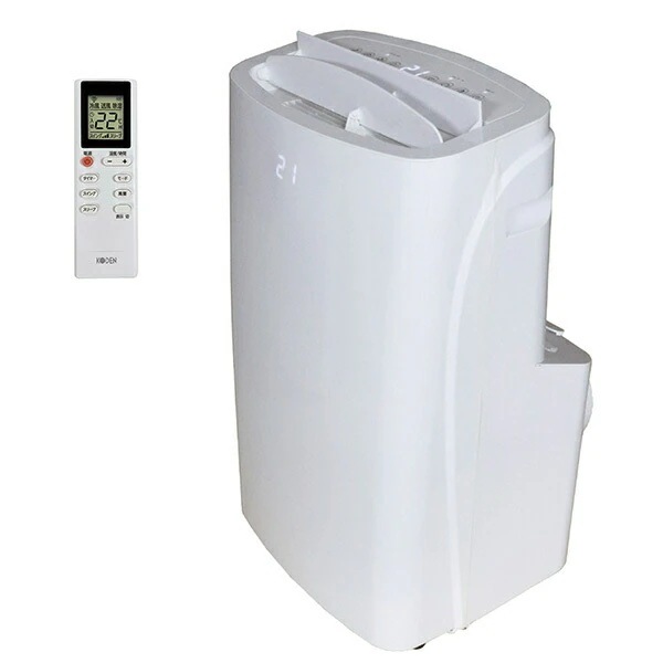 広電 移動式クーラー 3.0kW 冷風 除湿 送風 ワイヤレスリモコン付 廃熱ダクト オートルーバー 窓パネル 熱中症対策 KEP301R