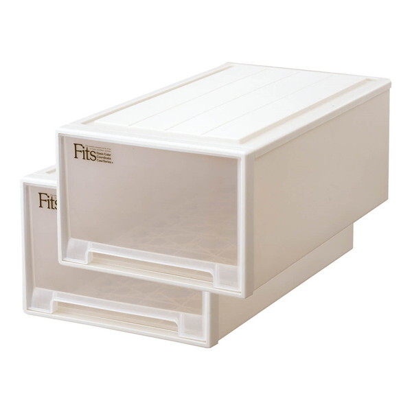 天馬(Tenma) フィッツケース ディープL(箱仕様2個組) CAP カプチーノ