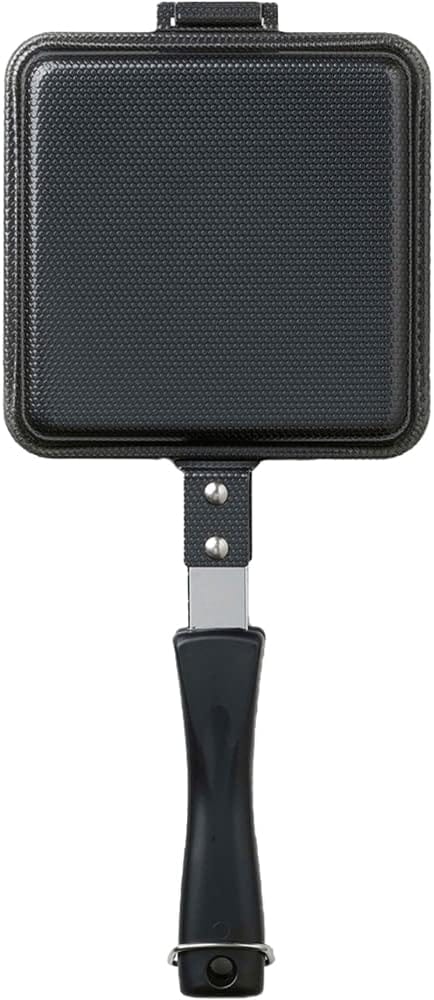 下村企販 フライパンにもなる ホットサンドメーカー 日本製 直火・IH対応 耳まですっぽり収まる 6枚/8枚切り しっかり挟める ロック付き 同時調理 朝食 ドア キャンプ 鉄製 燕三条 34600 4,770円