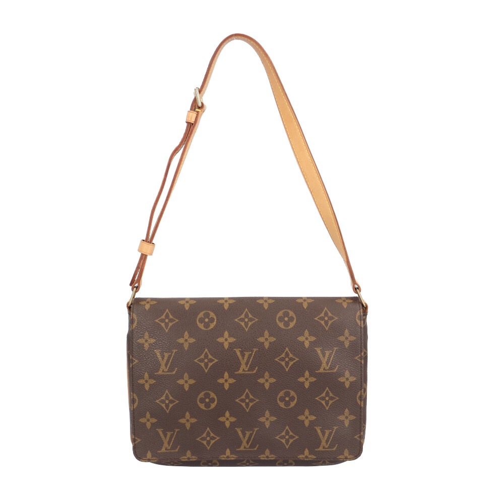 ルイヴィトン ミュゼットタンゴ ショート モノグラム ショルダーバッグ モノグラムキャンバス M51257 ブラウン LOUIS VUITTON 中古