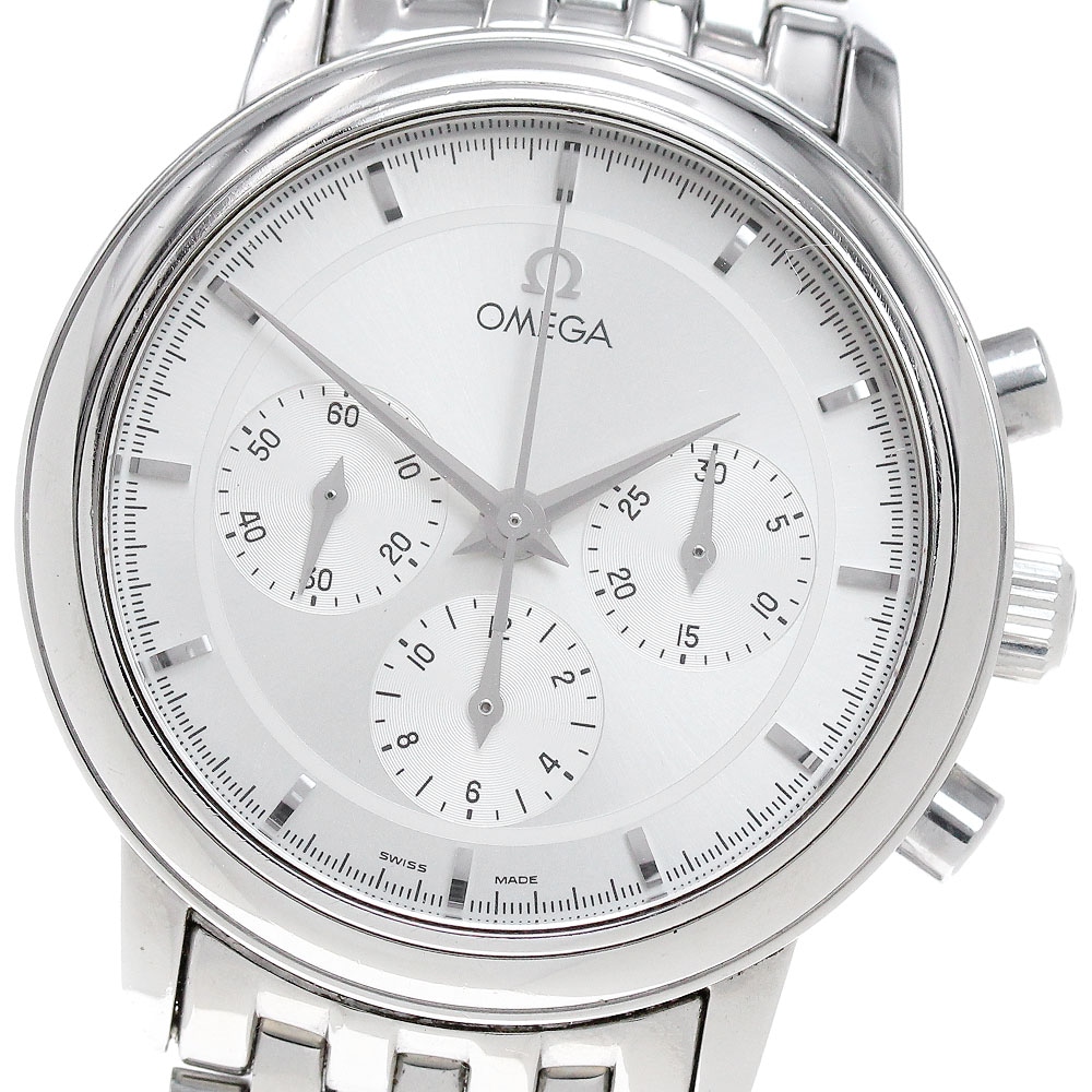 オメガ OMEGA 4540.31 デビル プレステージ クロノグラフ 手巻き メンズ _847634【中古】