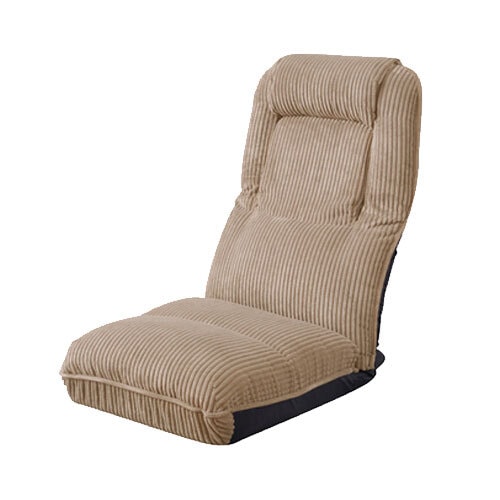 4WAYハイバックフロアチェア THC-55BE 【 インテリア雑貨 1人掛けソファ 座椅子 布地 チェアー 座イス リクライニング 腰掛 座いす おしゃれ リビング家具 リラックスチェア 】