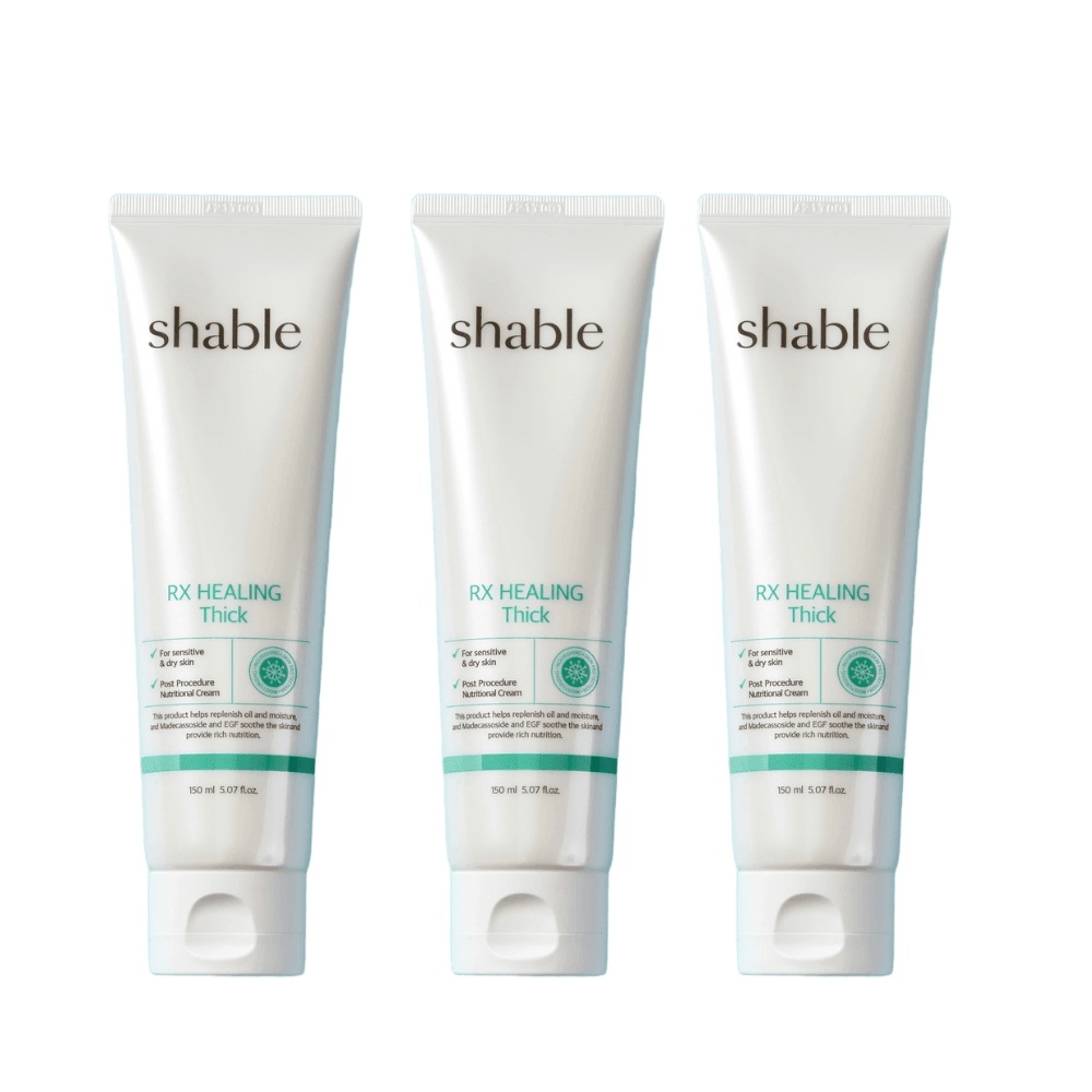 シャブルヒーリングシック EGF 再生クリーム 皮膚科 レーザーケア 点を除いた後高保湿150ml3個
