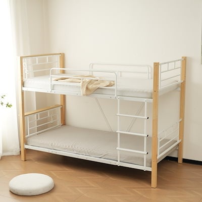 【高さ150cm】ロフトベッド パイプベッド シングル ロータイプ 分割可能 高さ150cm】ロフトベッド パイプベッド シングル ロータイプ