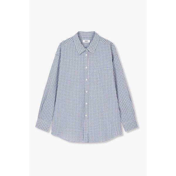 [再注文] サマーチェック長袖シャツ9105321190101