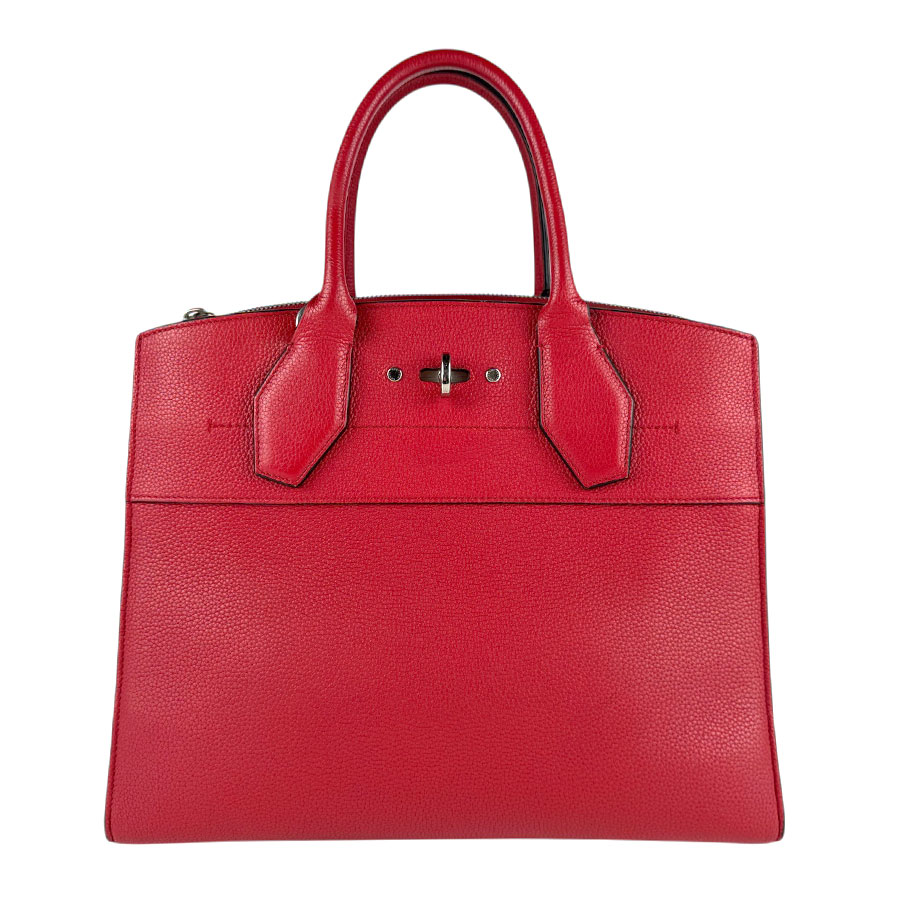 ルイ ヴィトン LOUIS VUITTON ハンドバッグ ショルダーバッグ シティスティーマーMM レザー レッド レディース M53014 z8131