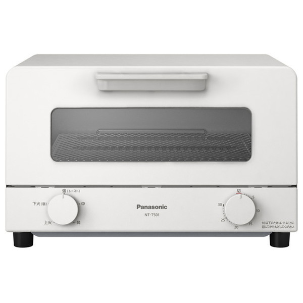 NT-T501-W ホワイト [オーブントースター 1200W 4枚焼き対応]