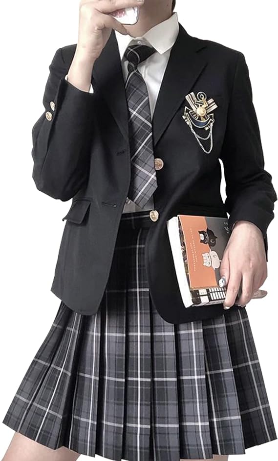 [Sky] 制服 セット レギュラーブレザー 衣装 軍服 森ガール ロリータ プリーツ スカート ブラウス 女装 服 ゴシック ドレス 女装 服 クリスマス ハロウィン 大きいサイズ かわいい 学園風