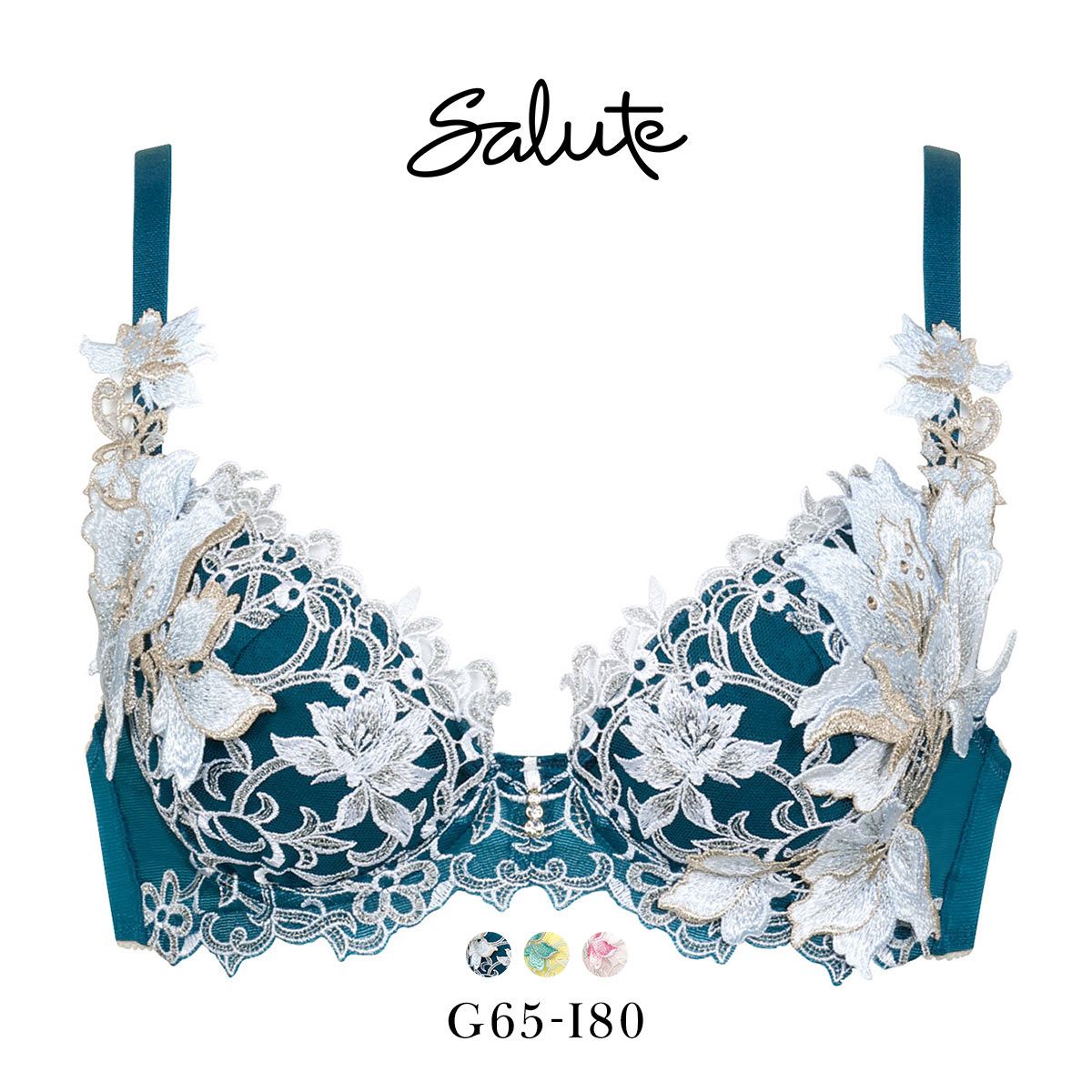 ワコール Wacoal サルート Salute 12G BTJ412 P-UP ブラジャー GHI