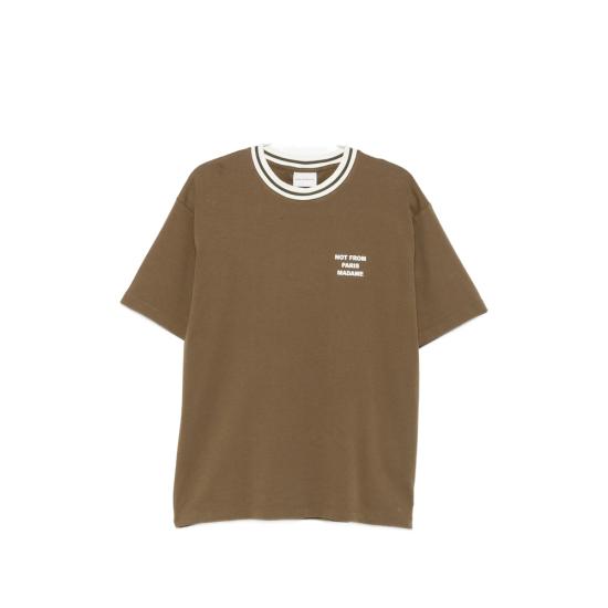 DROLE DE MONSIEUR Men Tops L TS189 CO0002 KAKI GREEN