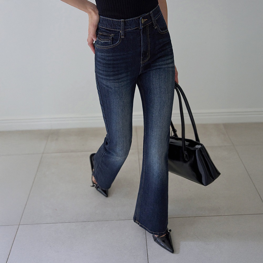 フリオウォッシュブーツカットデニムパンツ