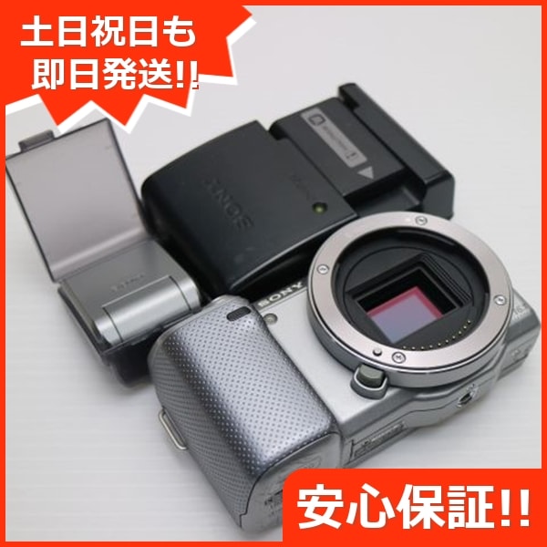 美品 NEX-5N シルバー ボディ SONY デジタル一眼 166