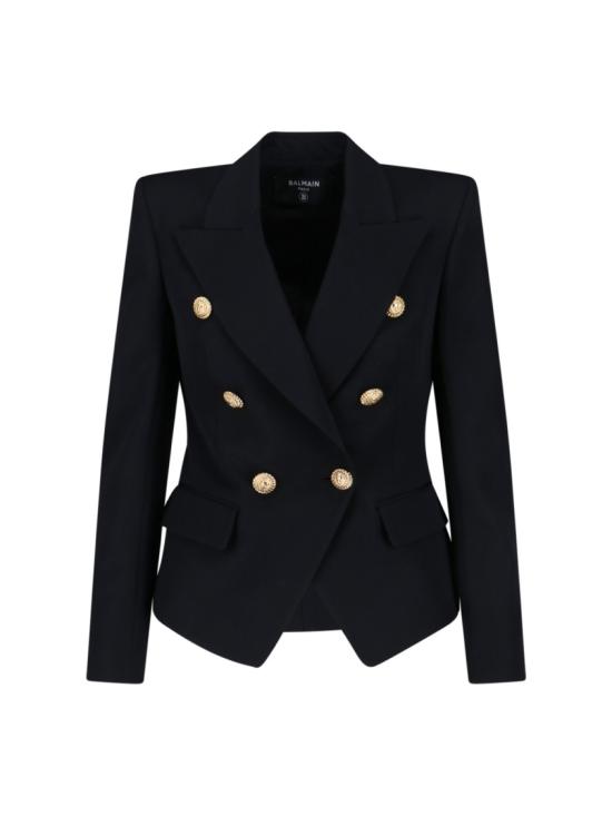 BALMAIN Women Jackets GF1SI505WC090PA Black