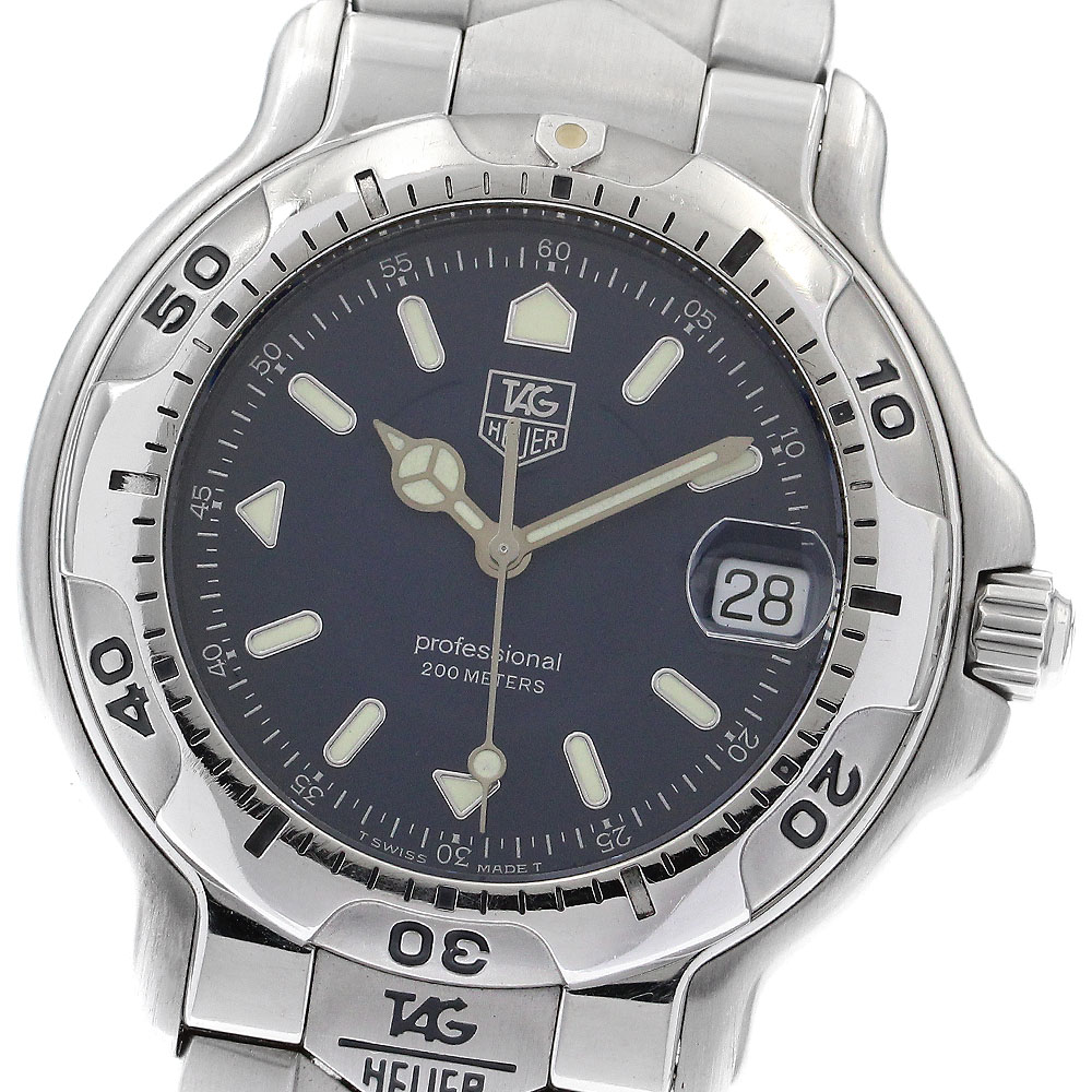 タグホイヤー TAG HEUER WH1115-K1 6000シリーズ プロフェッショナル デイト クォーツ メンズ _888818【中古】
