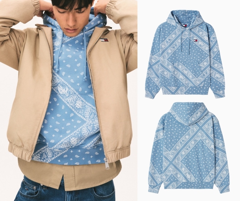 Paisley All Over Hoodie (T32F1TTO36TMT10GY)