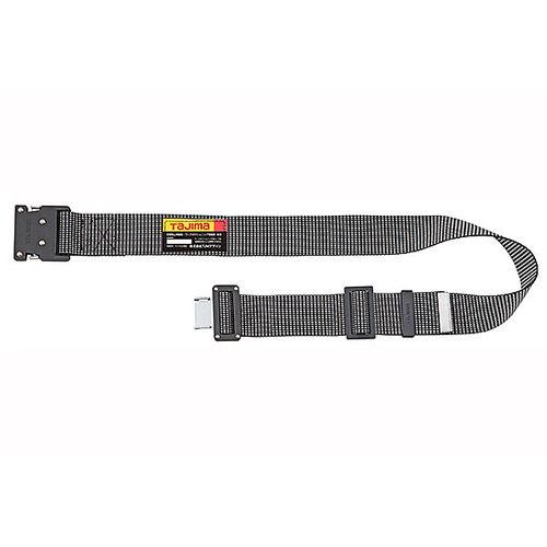 タジマ 胴ベルト アルミ ワンタッチ黒バックル L ドット白 BWL145－DWH