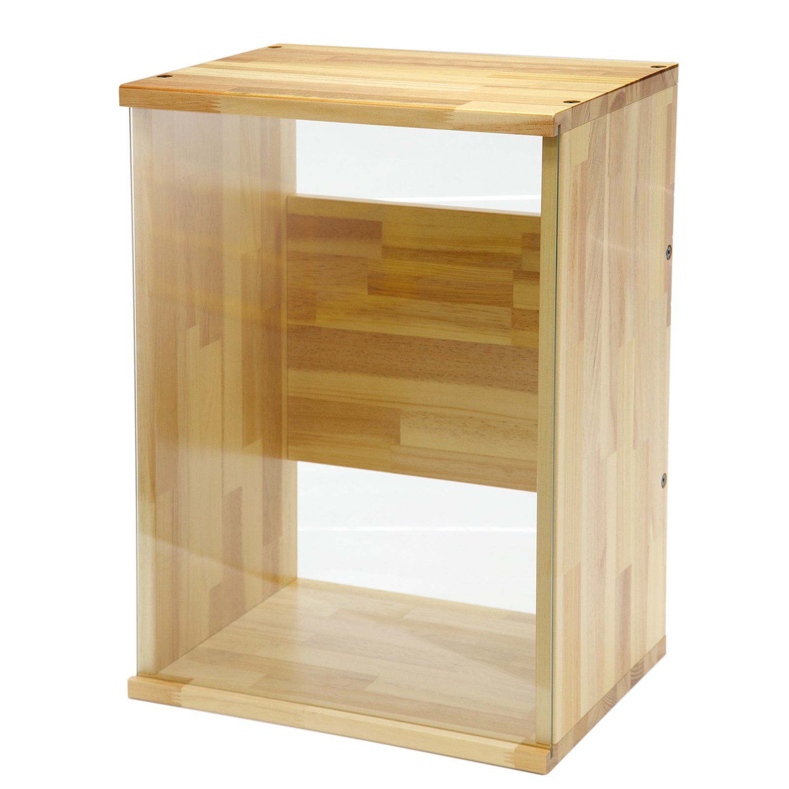 アクロ　キャビネット　４５２７　ナチュラル木目　透明ガラスパネル　４５ｃｍ水槽用　水槽台　ＣＲＣ10―32―05―00―00