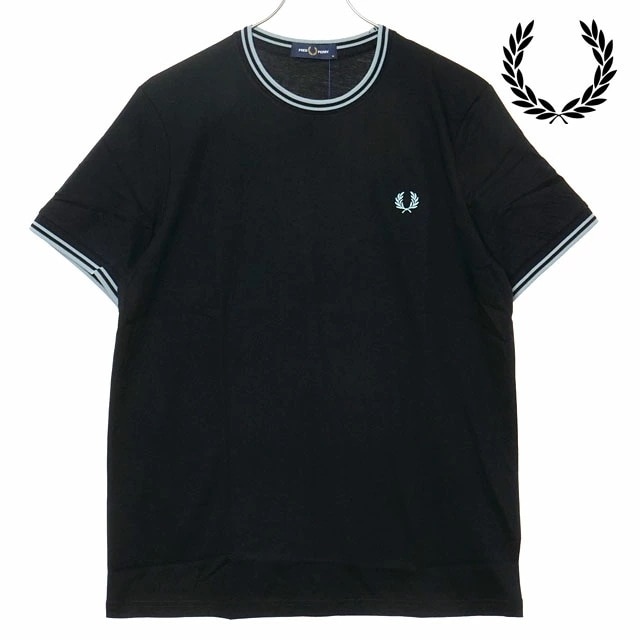 メール便 ツイン ティップド Tシャツ [M1588-Q46] TWIN TIPPED T-SHIRT メンズ トップス 半袖 BLACK/SILVERBLUE 正規取扱店