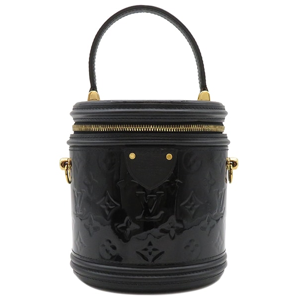 ルイヴィトン LOUIS VUITTON 2WAYバッグ カンヌPM モノグラムヴェルニ ブラック ゴールド金具 黒 バニティバッグ ショルダーバッグ 鍵 パドロック欠品 M53997 FL2109