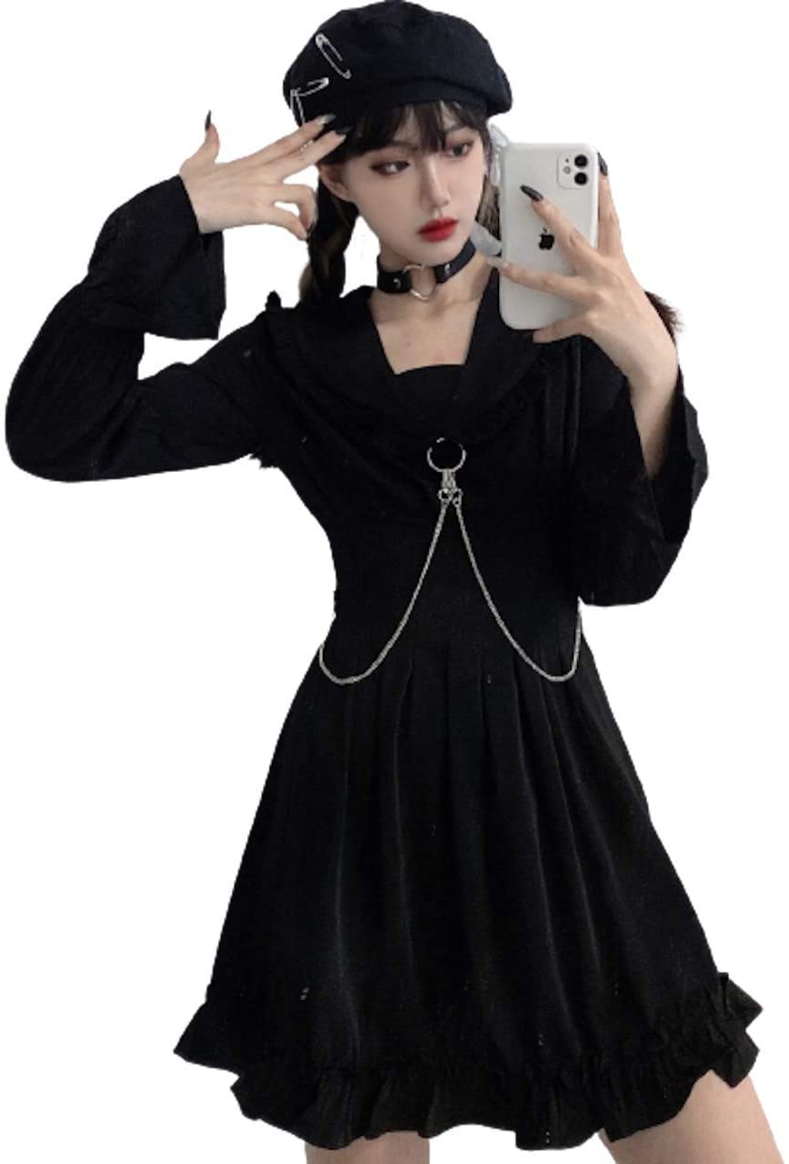 袖 ワンピース スカート フリル 大きいサイズ 衣装 撮影 ロリータ コスプレ 女装 服