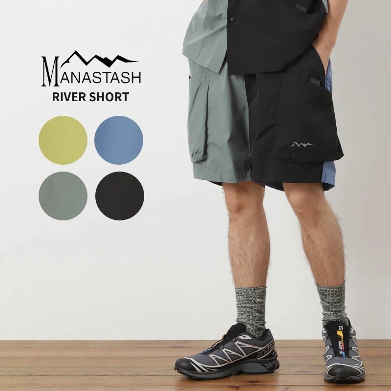 マナスタッシュ メンズ ショートパンツ ハーフパンツ MANASTASH リバーショーツ RIVER SHORT ボトムス 792-5113002