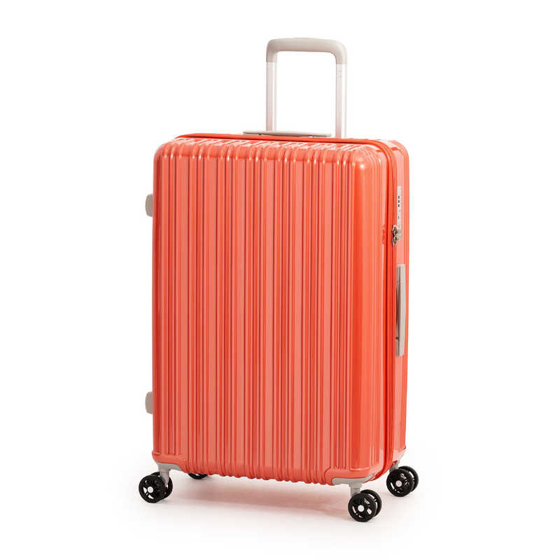 A.L.I　ハードキャリー Magicalouis ZIPPER パパイヤオレンジ [TSAロック搭載 /64L] 超軽量 日本設計　ALI668824
