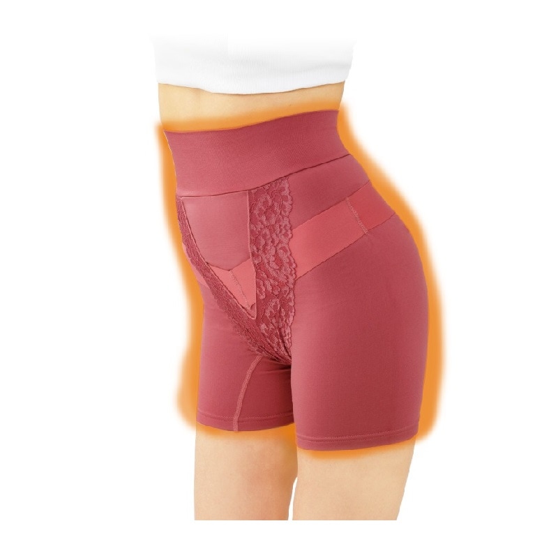 あったかメディカルコツバンサポーター 1枚 プランドゥ ワイン M-L LL-3L 頻尿対策 骨盤底筋 裏起毛