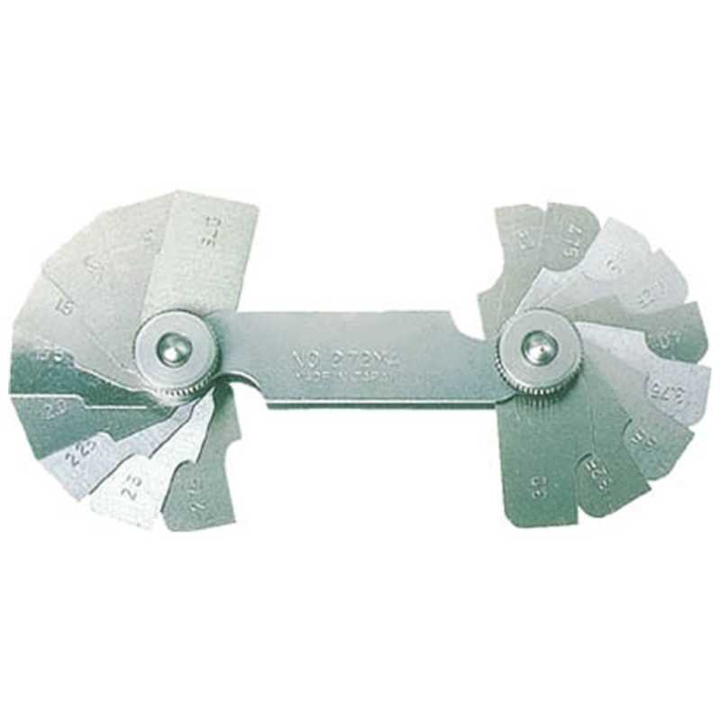 トラスコ中山　ラジアスゲージ 測定範囲0.10~1.0 10枚組　272MAA