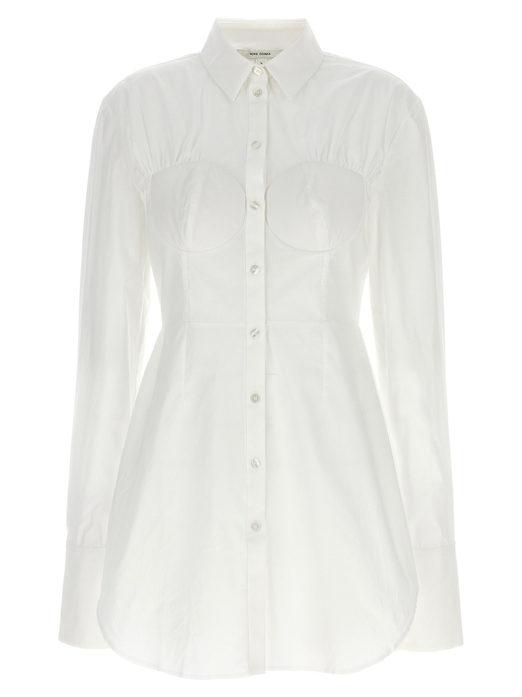 NDAW24SHT031WHITE ホワイト 秋冬2024 シャツ レディース ju