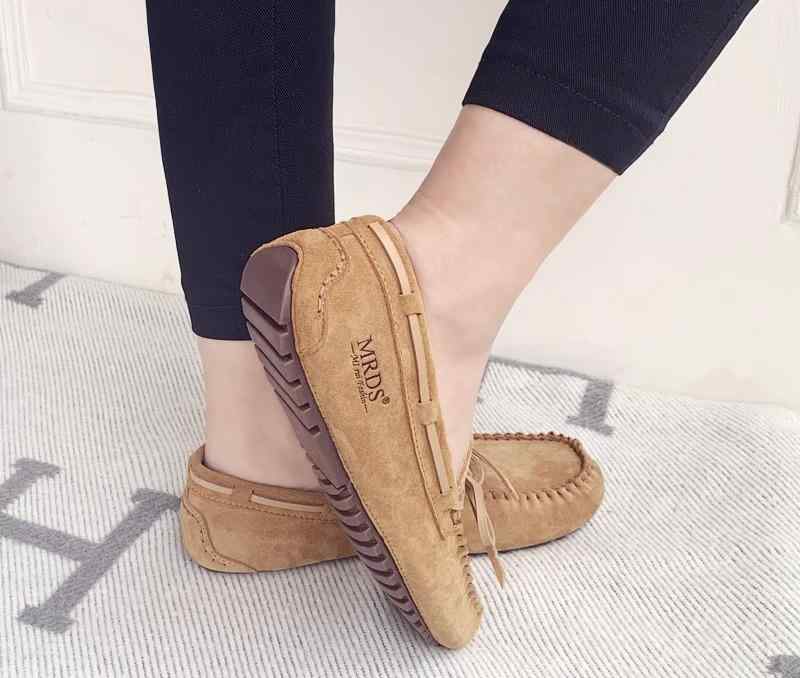 ローファー レディース カジュアル シューズ 革 春秋 ラウンドトゥ ソフト ソール マタニティスリッポン フラットソール ブラック グレーフラットシューズ