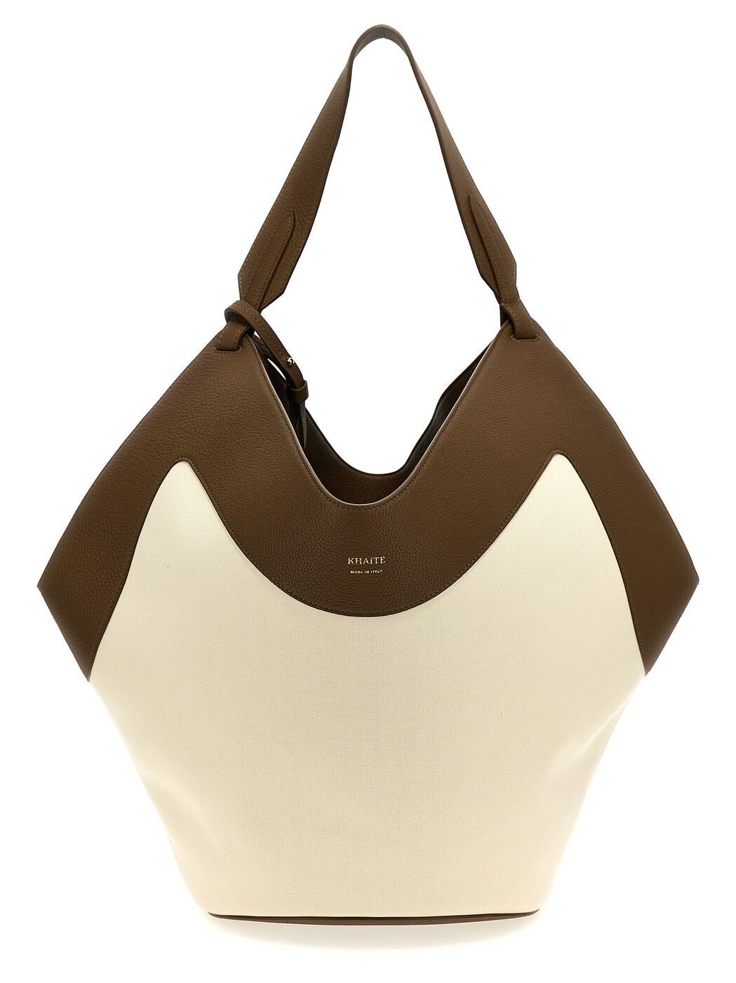 H2037917-463 CREAM / DARK OLIVE 春夏2025 トートバッグ レディース ia