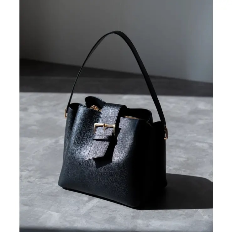 REAIMER フラップベルト カウレザー ハンド ショルダーバッグ MHL25010