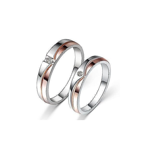 指輪 ペアリング 一粒ダイヤ ゴールド ハート シンプル シルバー925 プラチナ仕上げ プレゼント 人気 結婚指輪