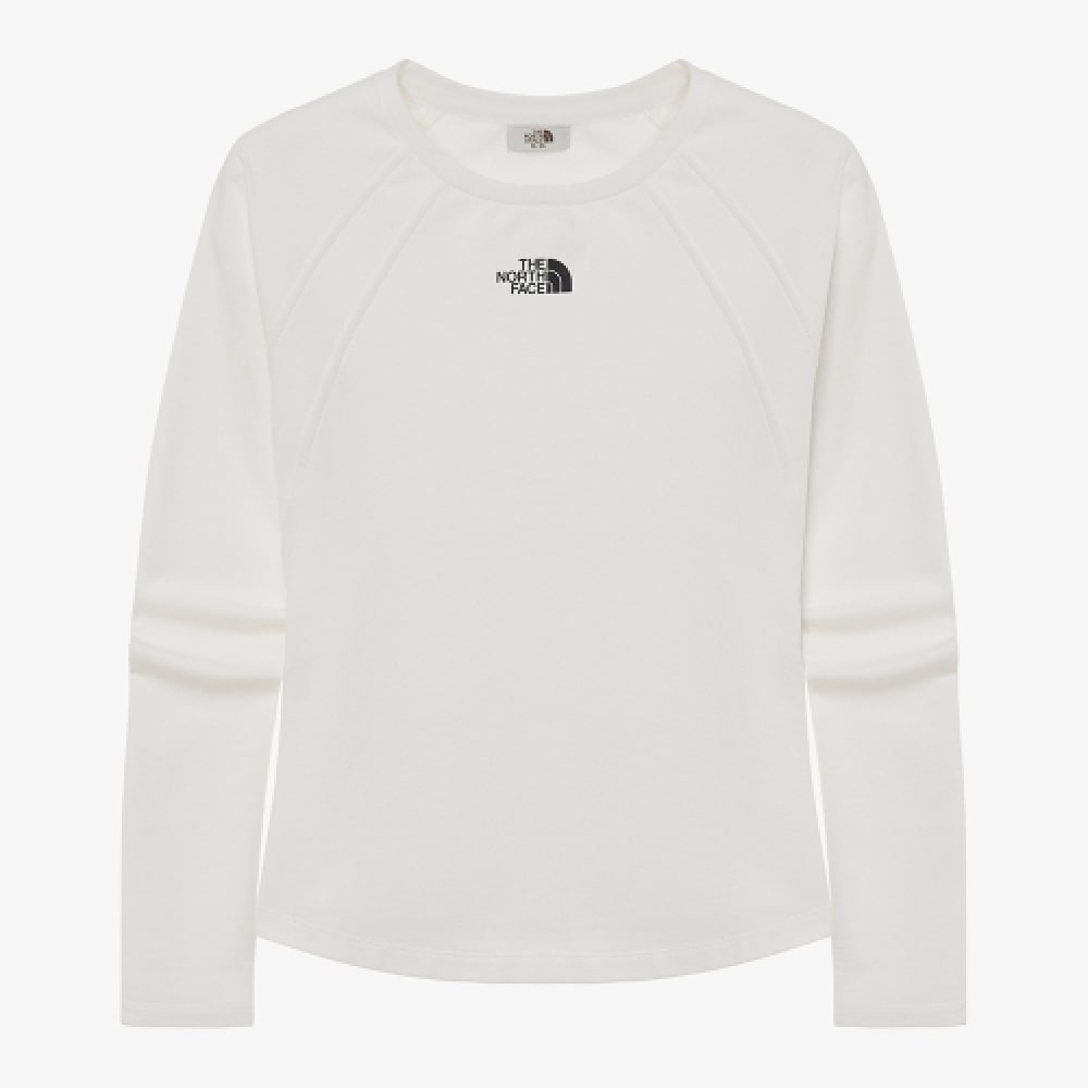 THE NORTH FACE レディース デルフィ 長袖 ラウンドティー_IVORY 5,179円