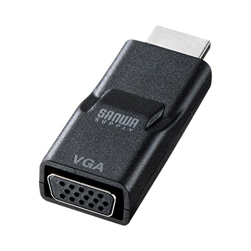 クラシック サンワサプライサンワサプライ HDMI-VGA変換アダプタ (HDMIオス-ミニD-sub15pinメス) AD-HD16VGA その他PC用アクセサリー