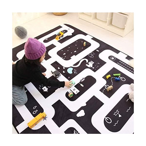 新品本物 Waterproof Playmat Reversible Large Extra Crawling Baby 79