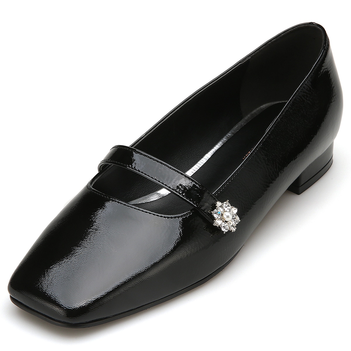 エリザベート 天然皮革 装飾 女性 フラット ローファー EL231018