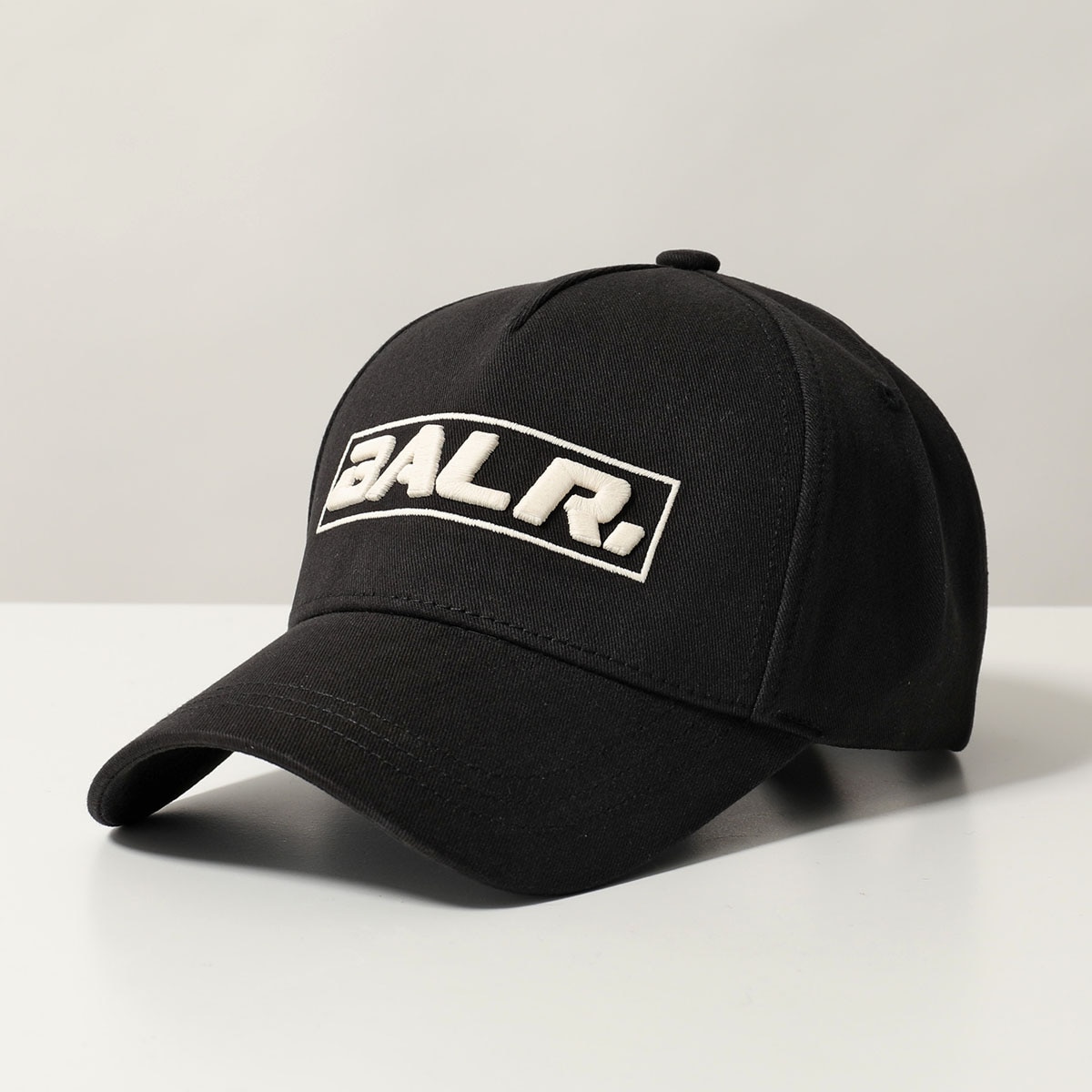 BALR. ボーラー ベースボールキャップ THE CLUB COTTON CAP B6110.1070 メンズ 立体ロゴ刺繍 コットン 帽子 JET-BLACK